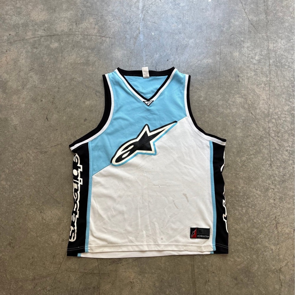 Vintage y2k Alpinestars Mesh Jersey Size XL
